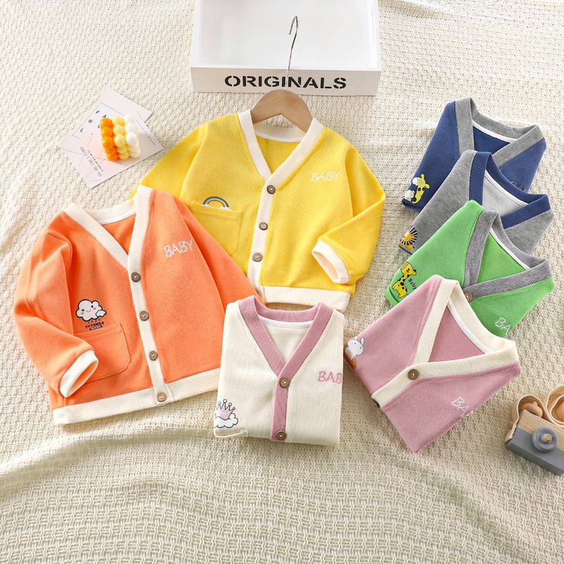Knit Cardigan Infant - Novo Cardigã Casual de Tricô para