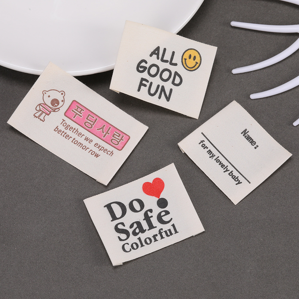 Baby Clothing Organic - Etiquetas personalizadas com logotipo privado, etiquetas