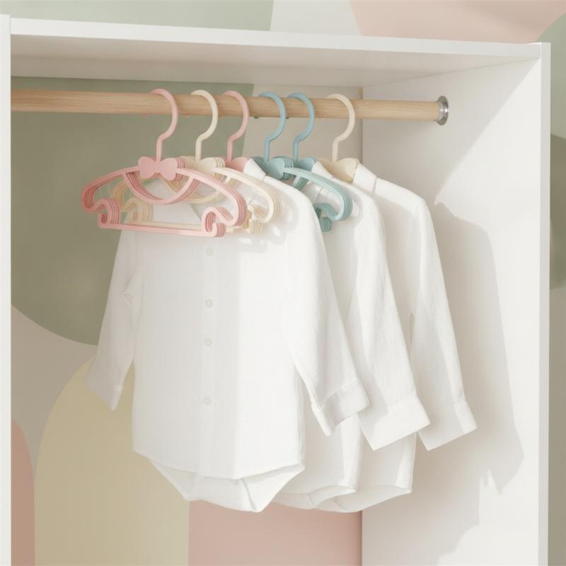 Baby Clothing Hanging Rack - Conjunto de 12 Cabides para Roupas