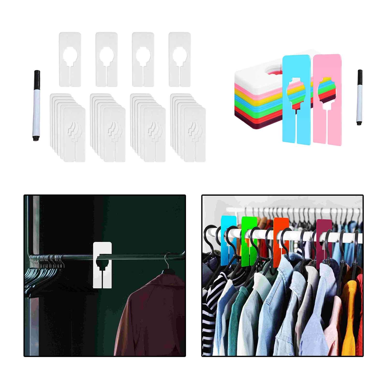 Baby Clothing Hanging Rack - 28x Divisores de Armário para Roupas,