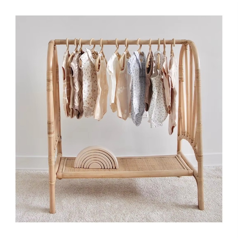 Baby Clothing Hanging Rack - Cabides pequenos decorativos, prateleiras de armazenamento