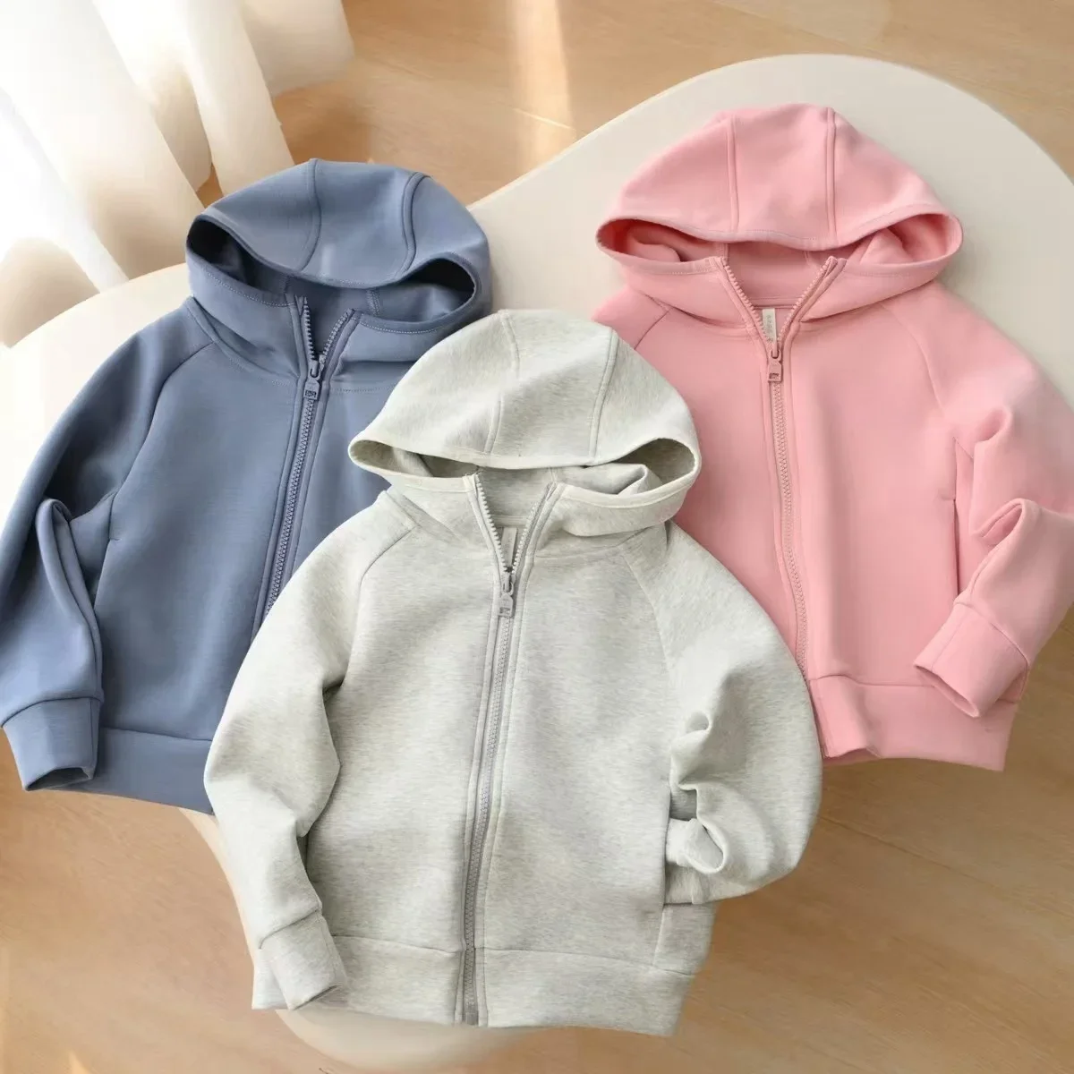 Knit Cardigan Infant - Jaqueta Moletom com Capuz para Meninos,