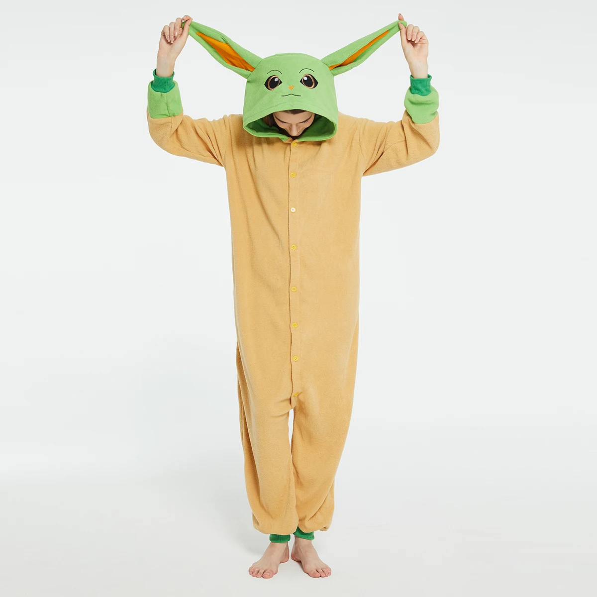 Adultos yoda bebê grogu onesie - Baby Clothing Discount avaliação e preço