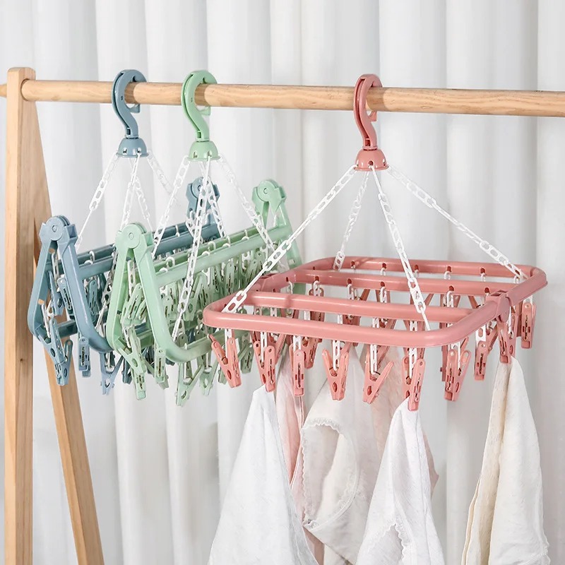 Cabide de secagem de roupas co - Baby Clothing Hanging Rack avaliação e preço