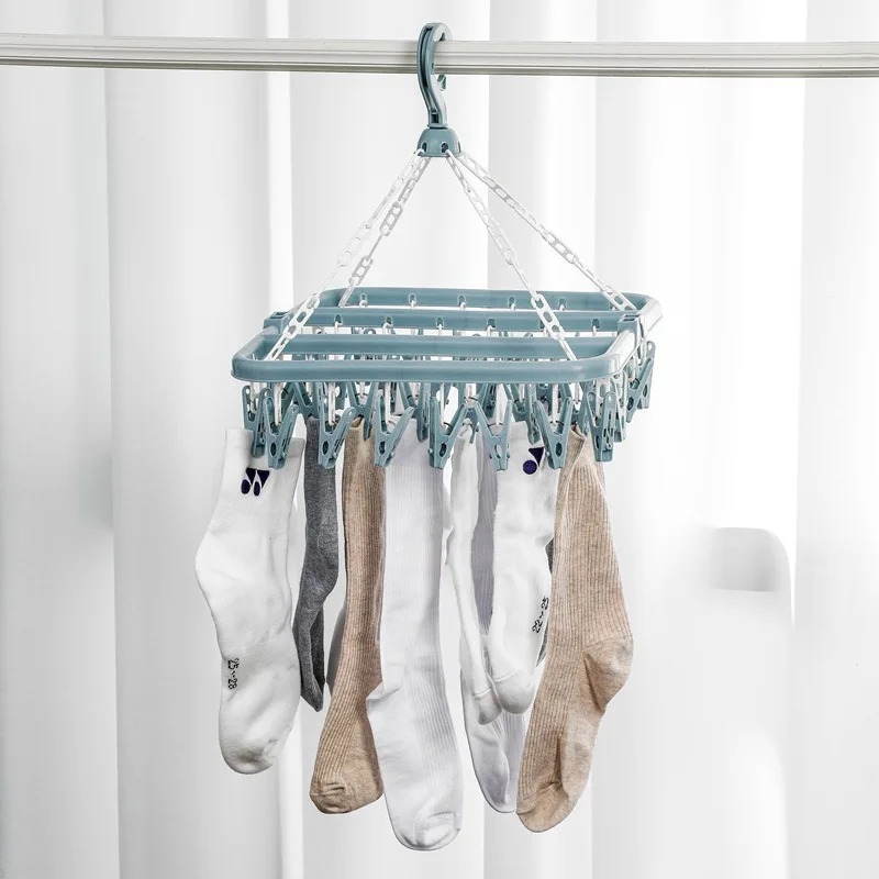 Cabide de secagem de roupas co - Baby Clothing Hanging Rack avaliação e preço