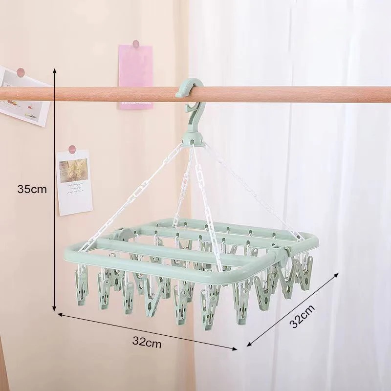 Cabide de secagem de roupas co - Baby Clothing Hanging Rack avaliação e preço