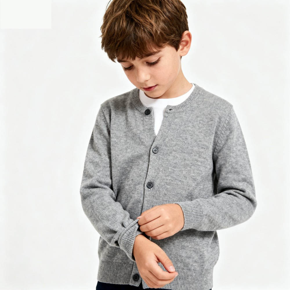 Suéter para Meninos de 3 a 9 A - Knit Cardigan Infant avaliação e preço