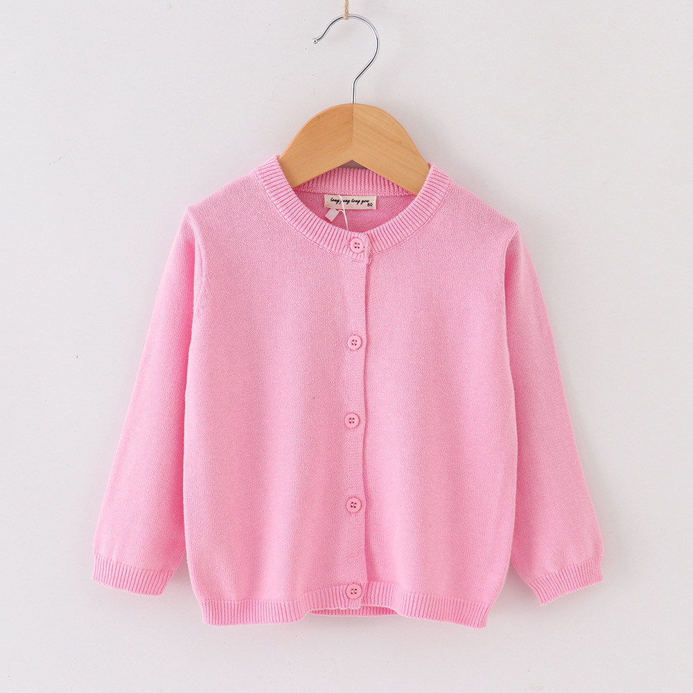 Cardigã infantil de malha sóli - Knit Cardigan Infant avaliação e preço