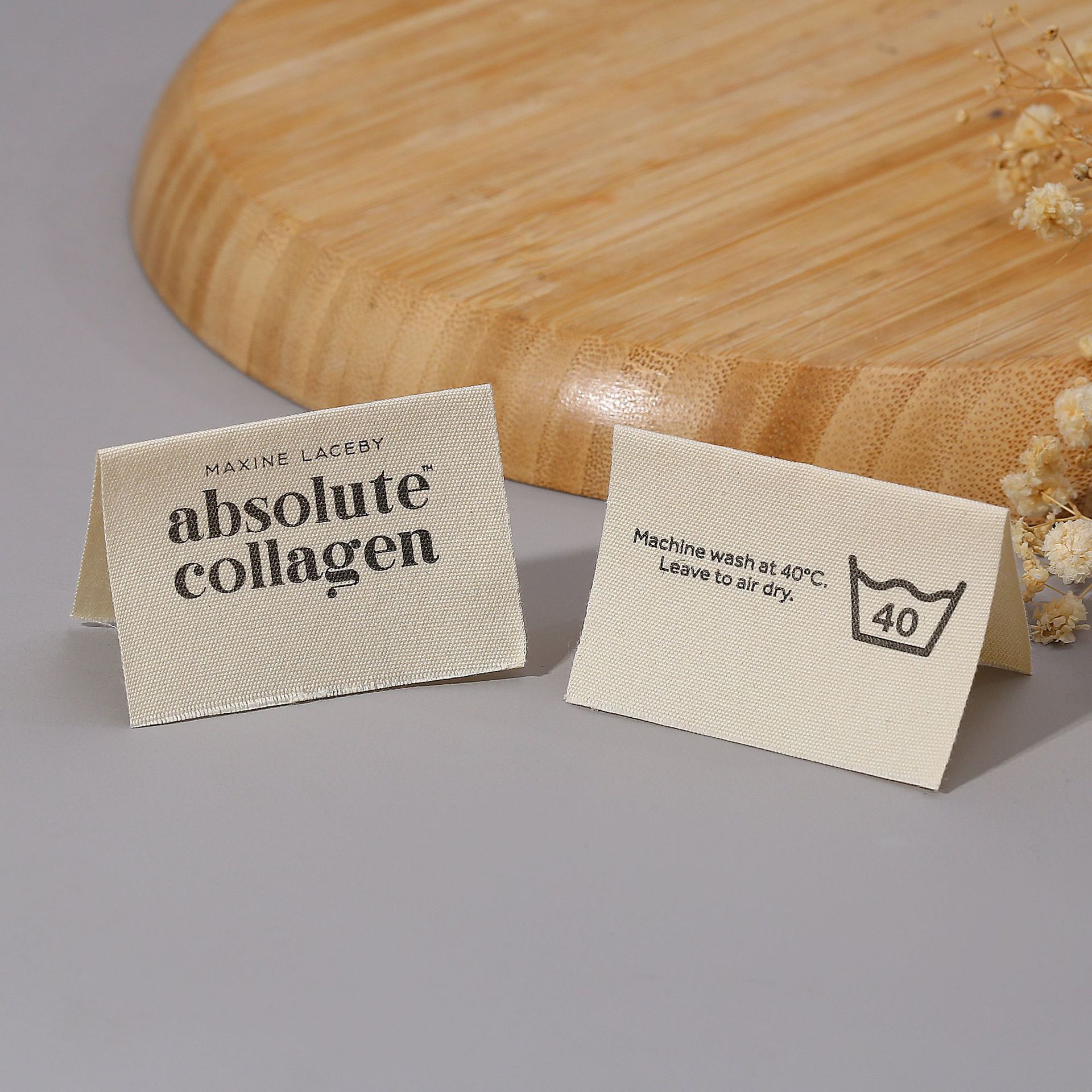 Etiquetas personalizadas com l - Baby Clothing Organic avaliação e preço