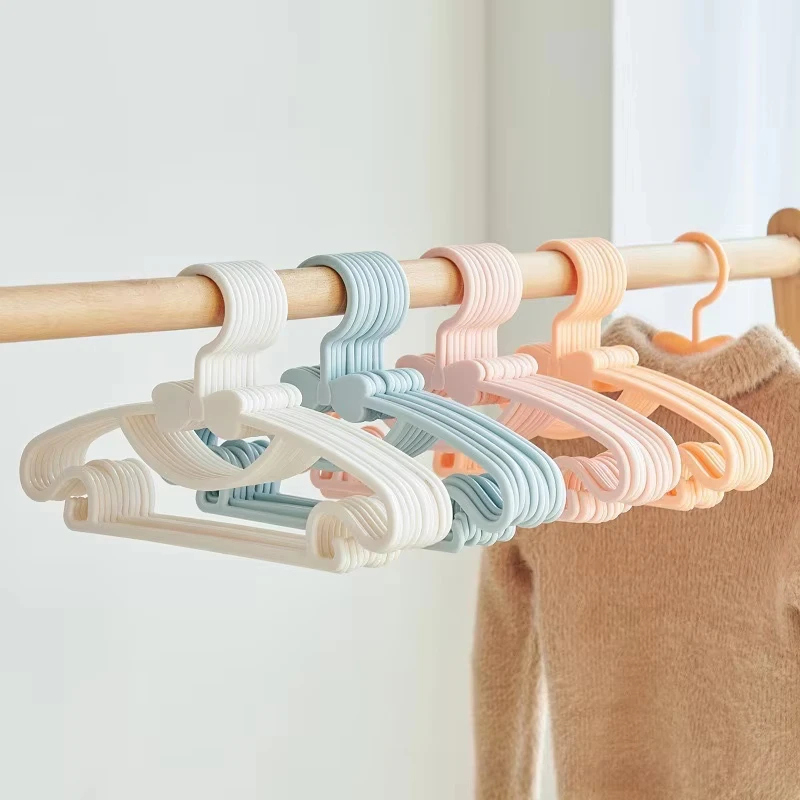 10 Peças Cabides de Plástico P - Baby Clothing Hanging Rack avaliação e preço